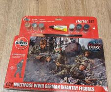 Airfix Multipose Ww2 German Infantry Figures