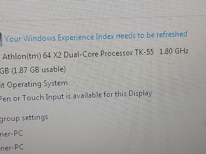 Toshiba Equium P200D-139 Model PSPBNE-004003KS, Windows 7, 2 GB ram, 100GB HDD, Chrome, and VLC for best movie experience