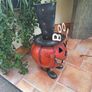 Halloween wobbly metal pumpkin Image 2