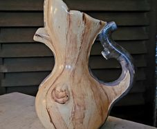 Mid-century sculptural ceramic pitcher