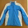 Columbia Womens Jacket M Blue White 2 In 1 Interchange Removable Hood Image 2