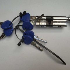 ATK Lock Cylinder Six Keys Brand New