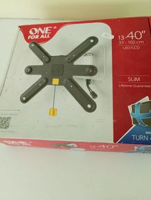 Oneforall LED TV bracket up to 40".NEW (Tilt and turn)