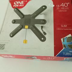Oneforall LED TV bracket up to 40".NEW (Tilt and turn)