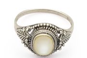 925 Silver Mother Of Pearl Ring