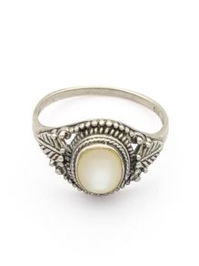925 Silver Mother Of Pearl Ring