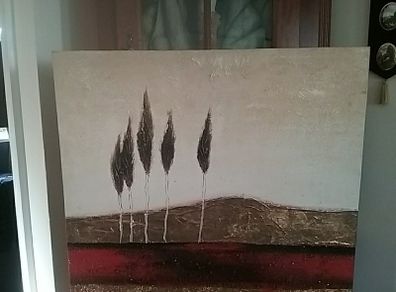 Modern Oil on Canvas Painting