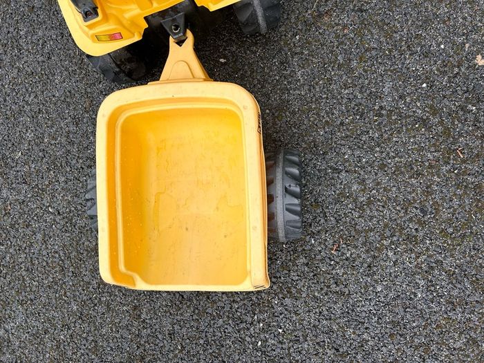 JCB tractor and trailer