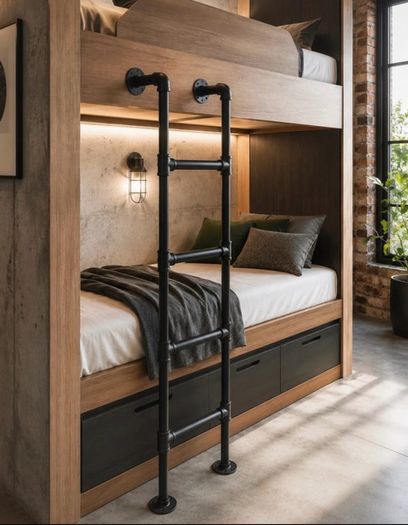 Bunk Bed/ Wall Ladder