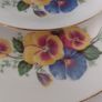Stunning Vintage Dorchester Finest Bone China 21 Piece Teaset in a Fabulous Multicoloured Pansy Pattern in Excellent Condition Image 4