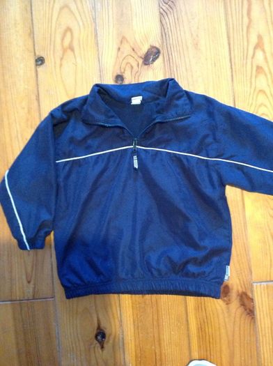 Age 4 Adams Navy Zip Top