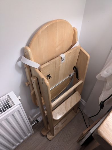 Solid wood high chair