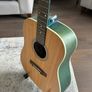 Acoustic guitar with strap, bag, stand and accessories Image 4