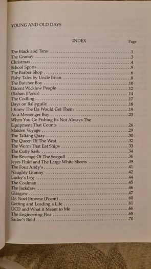 Young And Old Times By Dermot O" Grady. Paperback In Very Good Condition.