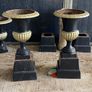 Irish cast iron urns Image 2