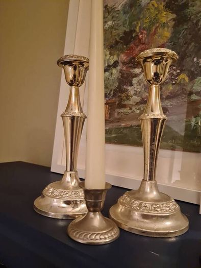 Silver Plated Candlesticks