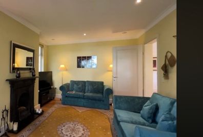 Newly reupholstered 2 x sofas & armchair