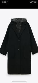 Zara 2-in-1 wool blend coat