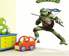 Ninja Turtles Big Wall Stickers Boys Nursery Kids Chilrens Room Decal Art Decor