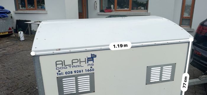 factory built dog trailer