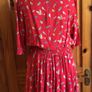 Joe Browns Red bird print knee length dress size 18 includes postage Image 6