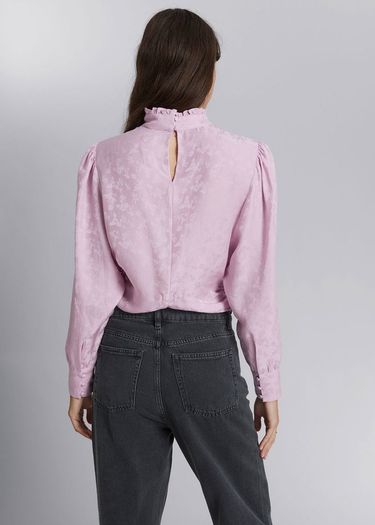 & Other Stories Draped Blouse size EU 36