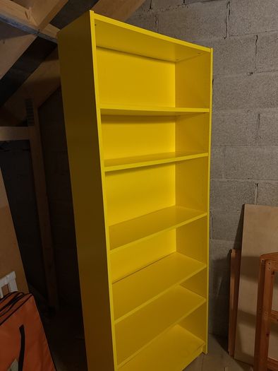 IKEA 40th anniversary Billy bookcase in bright yellow hue