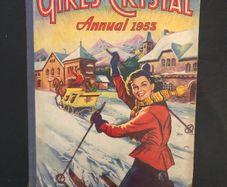 Vintage Book 1953 The Girls' Crystal Annual