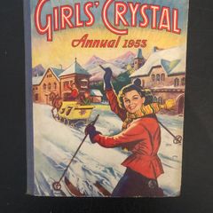 Vintage Book 1953 The Girls' Crystal Annual