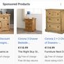 Corona 3 Drawer Bedside Locker. Image 10