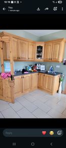 Solid oak kitchen doors and drawers,  full set available.