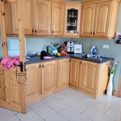 Solid oak kitchen doors and drawers,  full set available.