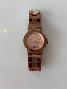 Michael kors rose gold ladies watch