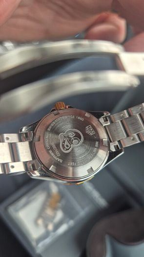Tag Heuer Aquaracer two tone ladies watch , MOP dial.