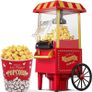 Popcorn Maker 1200W, Home Hot Air Popcorn Machine, Healthy & Fat-Free, Easy to Clean & Use, Best Theater Popcorn Popper for Movie Night,Parties, Kids Birthday Party Favorites, Red (FREE SHIPPING) Image 2