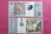 Angola. 5 Kwanzas 2012 Pick 151a. NEVER ISSUED  .  ( Uncirculated )