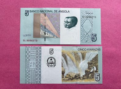 Angola. 5 Kwanzas 2012 Pick 151a. NEVER ISSUED  .  ( Uncirculated )