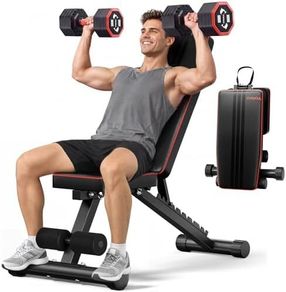 Adjustable Weight Bench for Home Gym, 300 KG Capacity Workout Bench, Foldable Incline Decline Bench Press Bench with 11 Backrest Positions for Full Body Strength Training