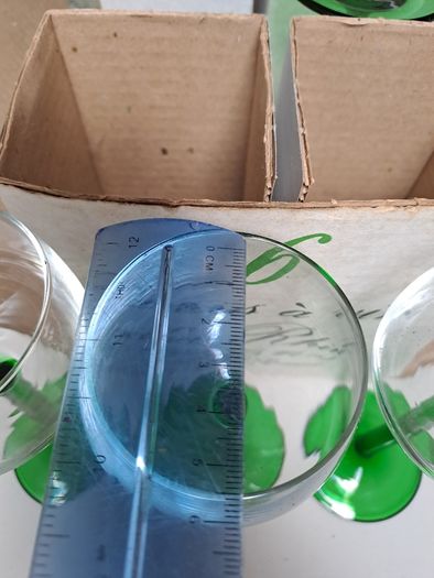JG Durand wine glasses vintage