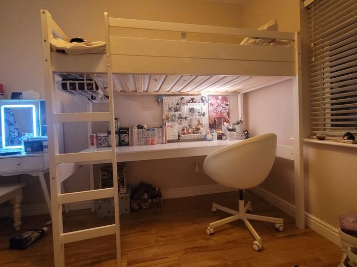 High Sleeper Bed and Desk