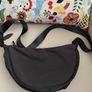 Ladies black crossbody bag Image 2