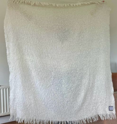 Foxford mohair throw