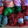 Knitting Yarn (reds, purples, pinks, greens) Image 4