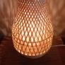 2 X Ikea Misterhult Bamboo Table Lamp Image 4