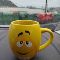 m&m mug