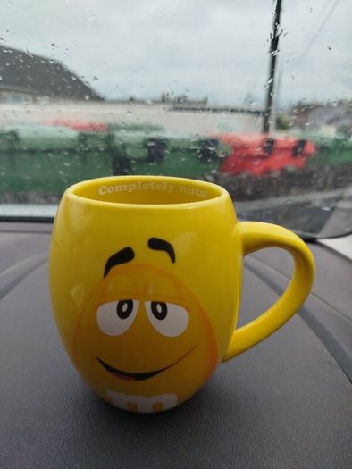 m&m mug