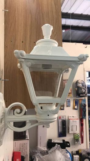 White Wall Lanten Wall Light Outdoor