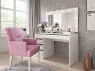main image for ad ADA make up table + mirror with LED lights - FAST DELIVERY