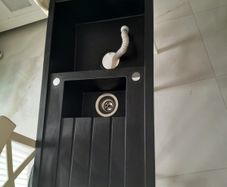 black sink