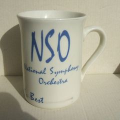 NSO (National Symphony Orchestra, Johannesburg) - a promotional ceramic mug